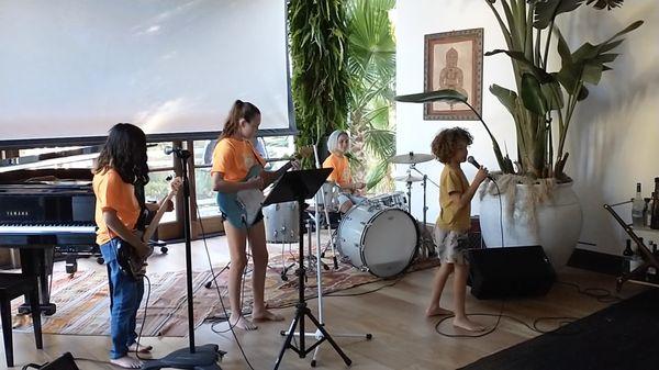 Student Rock Band live  in Malibu!