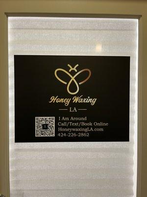 Entrance to our private waxing suite. #malewaxing #femalewaxing #teen waxing