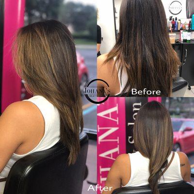 why not a change of look? #caramelbalayage