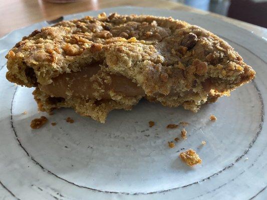 Stuffed Snickerdoodle (stuffed with caramel and coated in corn flakes)