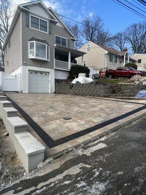 Driveway Pavers Installed