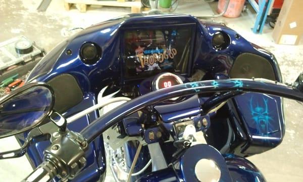 IPAD install in Motorcycle