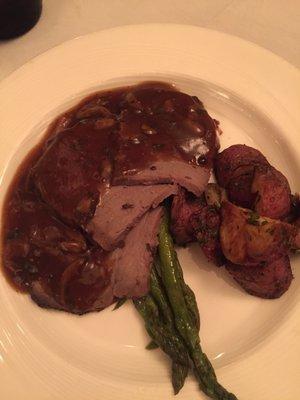 Beef entree (private event)