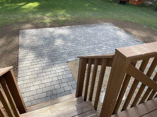 Small Paver Patio