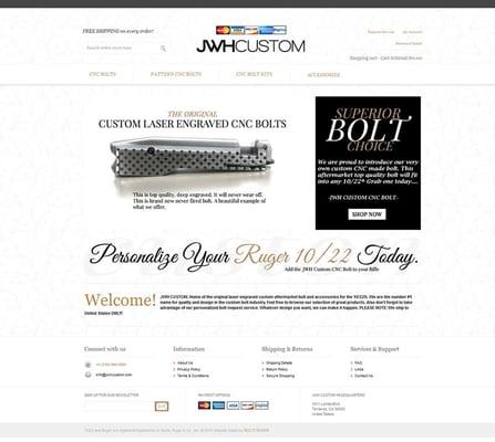 Portfolio - JWH Custom Website http://www.jwhcustom.com