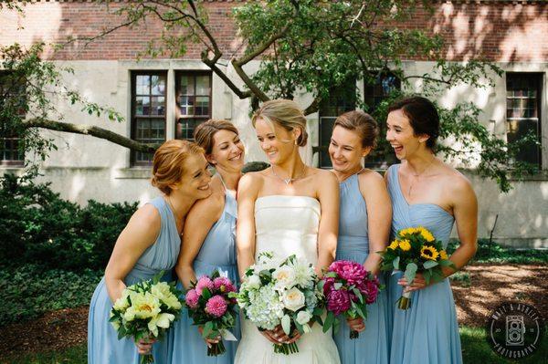 Bridal party hair and makeup