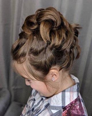 Beautiful updo