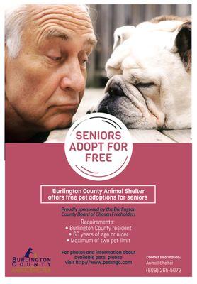 Seniors Adopt for Free