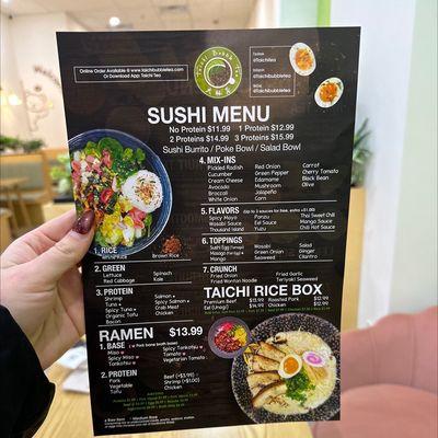 Food menu