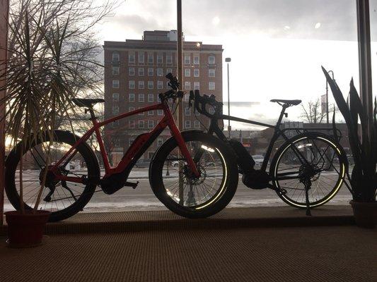 Trek and Electra electric bikes! In stock!