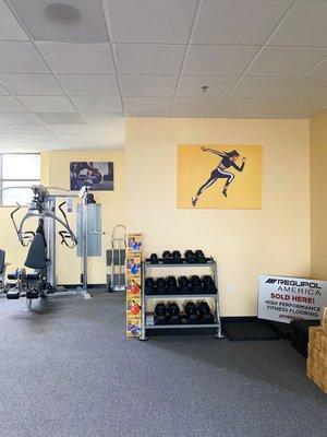 Full selection of home exercise equipment free weights and home gyms.