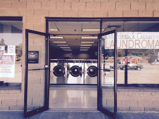 New Laundromat at The Commons Plaza (NEXT TO THE DOLLAR STORE). All new large capacity machines that take cards and coins. Always attended!