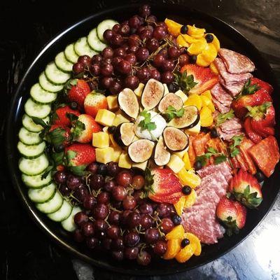 Large Fruit, Cheese & Meat Platter for catering