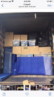 This could be your belongings properly loaded and taken proper care of. Just takes 1 call....