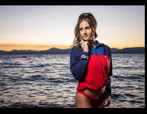 Lake Tahoe 2019  Hannah Heffernan member of the USA National Senior Artistic Swim Team (USA Olympic Training Squad)