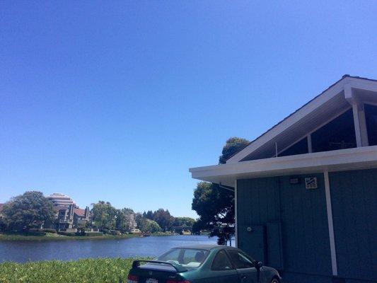 Do you ever see a library right next to water! This one :)