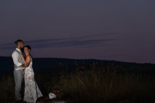 Sunset Wedding Bradford VT