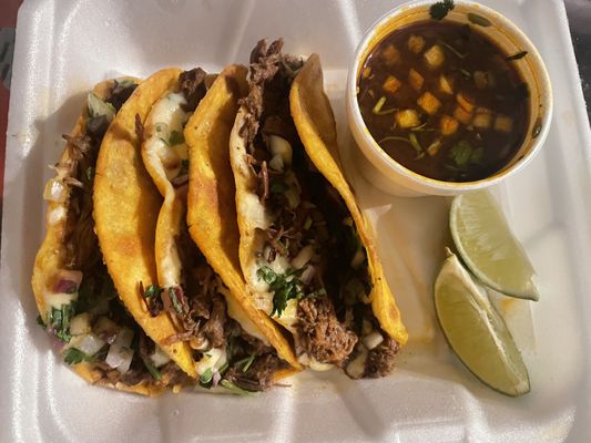 Birria tacos