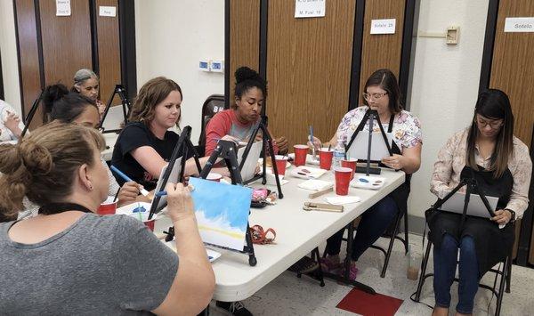 We offer Team Enrichment lessons up to 150 students at a time. All materials provided. These are always fun. 
@Ben Hulse - Imperial CA