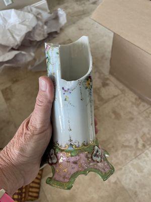 Broken antique vase given to me by my late mother-in-law... I am crushed, you can't replace something like this.