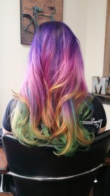 Hair by Mckenna! fun colora for summer!