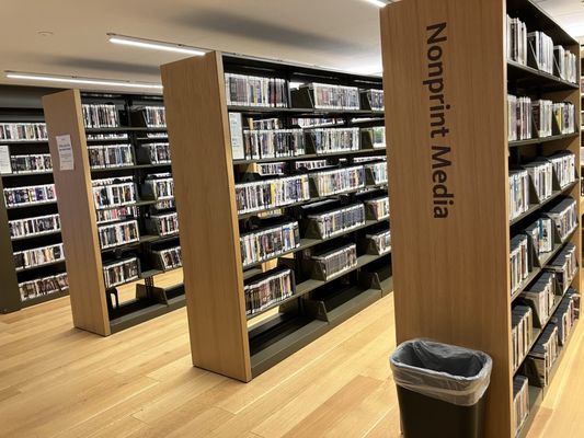 Shelves of books