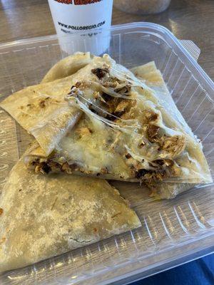 Barbacoa Quesadilla - It was alright. Way too much cheese and not enough Barbacoa.