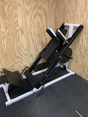 Leg press/hack squat combo