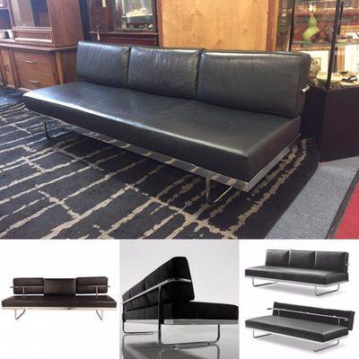 LeCorbusier Lc5 Style Leather Daybed, now at my retail space at Stuff Vintage Modern Store:150 Valencia St. in SF