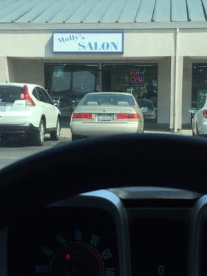 The potheads chillin next door at the smoke shop look menacing but their really harmless..