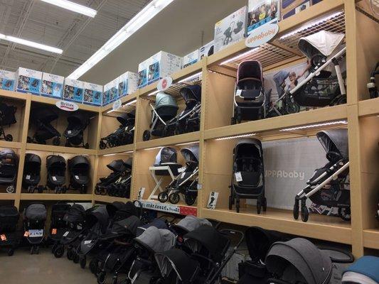 Wall of Strollers