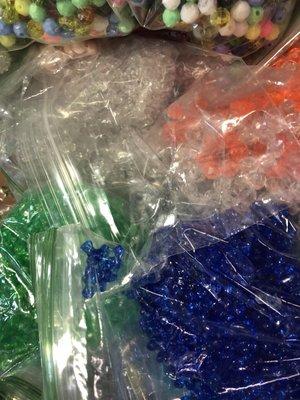 Assorted bags of beads $1 each