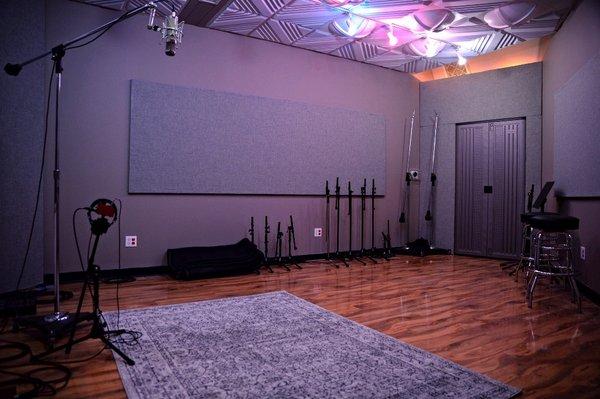 The Rattle Room, our recording studio live room