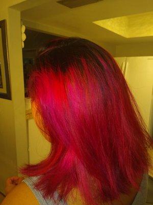 Drag root with fashion color