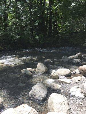 The creek on the property. Great hiking