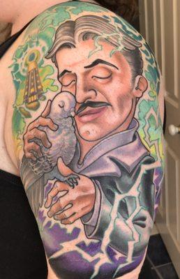 tattoo, Nikola Tesla