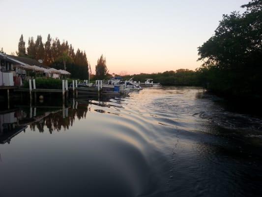 Shot from the boat