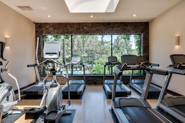 Fitness cardio room at Cedars of Edina