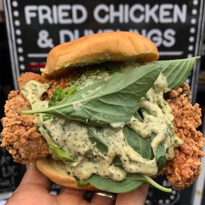 Fried Chicken Sandwich from Yumpling