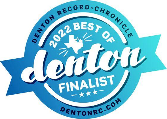 We appreciate our patients voting for us in the Best of Denton contest 7 years in a row