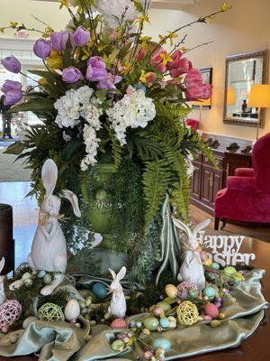 Entry way decor for Easter