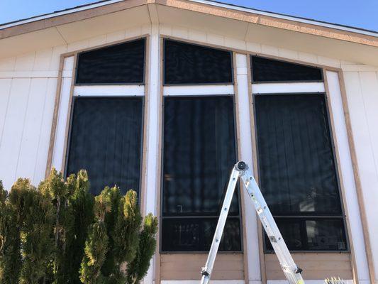 These sun screens were filthy. But now they look like brand new.