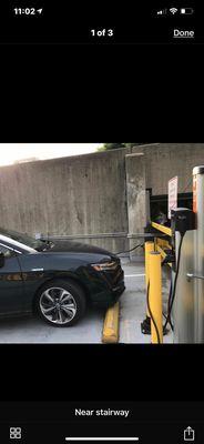 Free charging for my car and works with Chargepoint app!