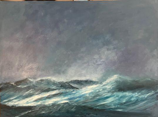 The Atlantic
36 x 36 OIl on canvas