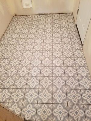 Floor tile decoration.