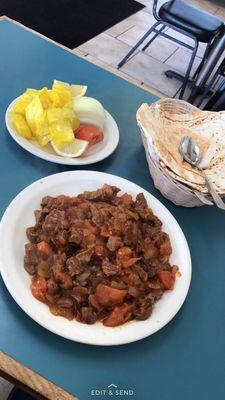 The best Beef filet chillafry (fajita) ever!!