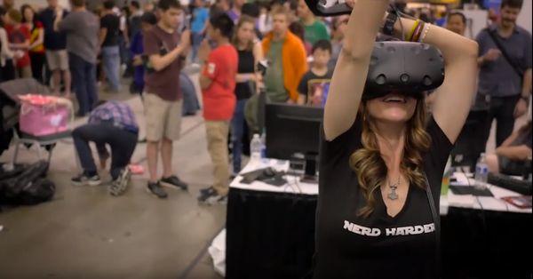 VR at tradeshows