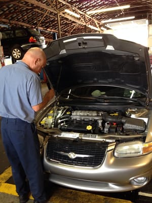 Experienced ASE certified technicians are the only ones looking at your car!