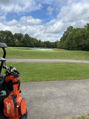 Overlooking hole 17.