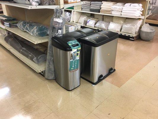 Stainless trash can for only $40 at hcf outlet Tampa